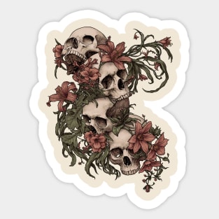 Garden of Skulls Sticker